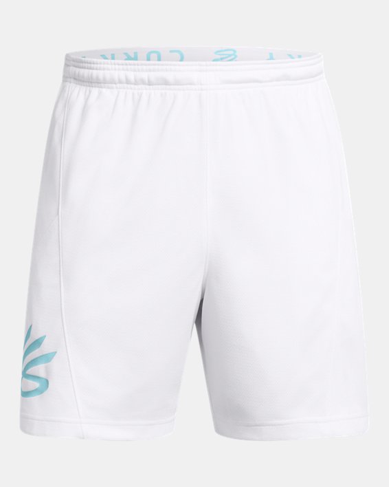 Men's Curry Splash Shorts in White image number 4